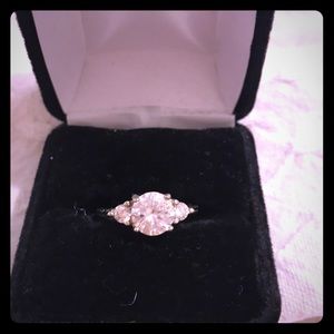 Gorgeous faux diamond engagement ring